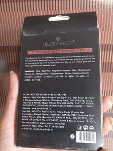 Hilaryrhoda 12 Color Wet Eyeshadow