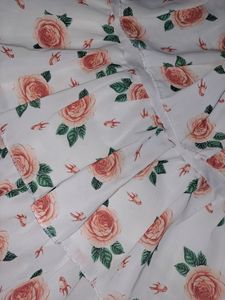Grange Nd White Combo Colour BABY FROCK