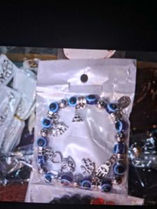 Evil Eyes Bresclet With Charms