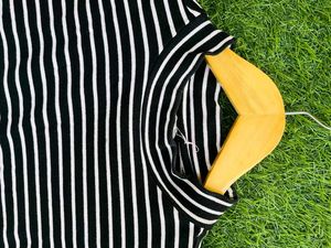 Beautiful Black Strip Top Crop Style