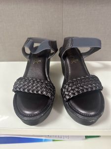 Black Catwalk Wedges