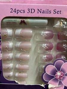 24 Pcs 3D Nails Art Set