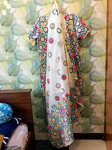 KURTA SET WITH EMBROIDERY &amp; MIRROR WORK. .