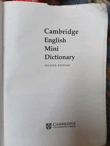Cambridge Mini Dictionary