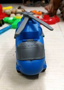 Blue Toy Helicopter