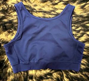 Blue Sports Bra From Symactive