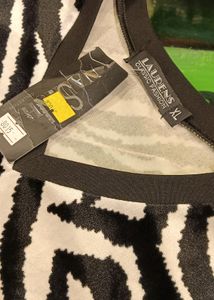 Zebra PrintVelvet T-shirt