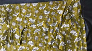Green Floral Kurta