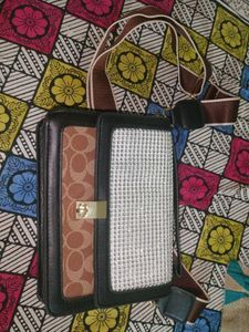 Coach Colorblock Shoulder Bag