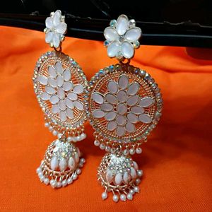 Floral Jhumka Earrings