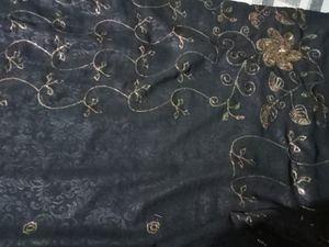 Black Sari With Blouse