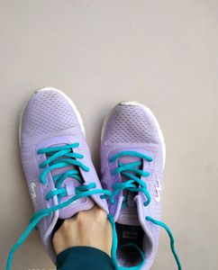 Lavender Color Shoes #uk07