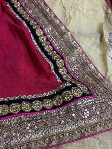 Pure Chiffon Lehenga Style Saree