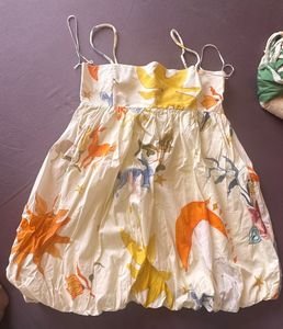 Printed Voluminous Dress