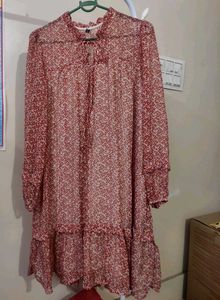 Floral Ruffle Mini Dress