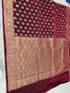 Banarsi Silk Buta All over Zari
