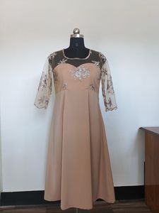 Elegant Blush Midi Dress