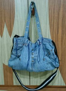 Imported denim bag