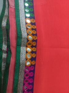 Preloved Saree With Awesome  Blouse