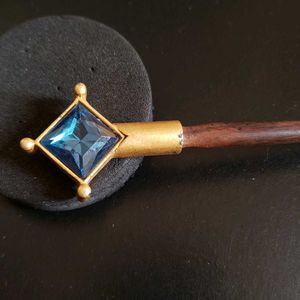 Blue Gem Hair Stick