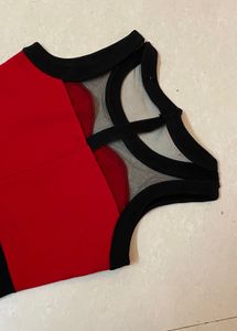 Red &amp; Black Party Dress