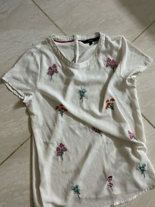 Floral Embroidered Top