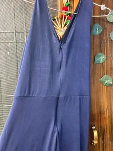 Elegant Navy Maxi Dress