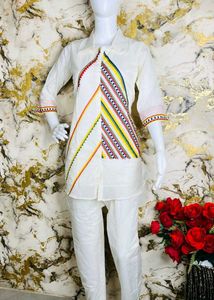 Stylish White Suit
