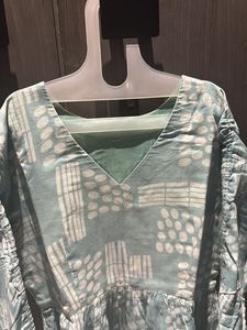Sky Blue Summer Kurti