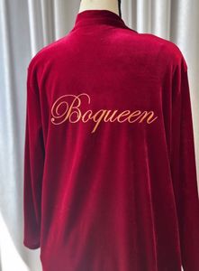 Korean Velvet Night Robe