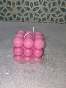 Homemade Bubble candle.