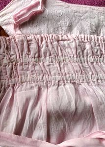 Pink Embroidered Cami Top