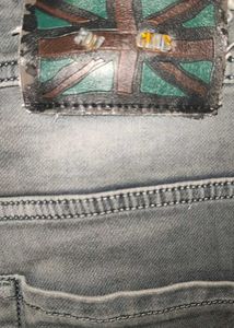 Stylish Grey Denim Jeans