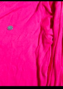 Pink Button-Down Top