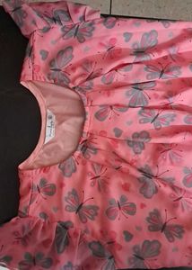 Charming Butterfly Print Girls&#39; Top