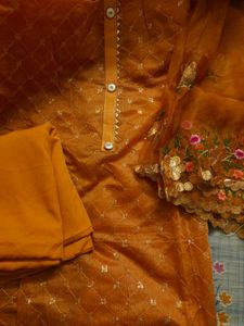 Unstitched Orange Suit