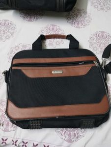 laptop bag with luggage case