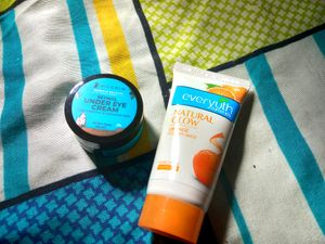 Pilgrim's Retinol Under Eye Cream And Everyuth Peel Of Mask