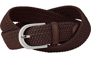 Veteran Unisex Cotton Belt(Stretchable belt Brown)