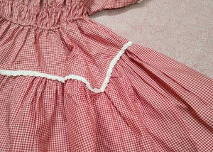 Red Gingham Dress