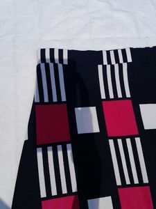 Retro Checkered Maxi Skirt