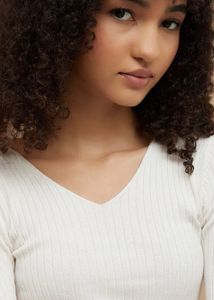 Ginger by Lifestyle Women SolidRibbed Regular Top