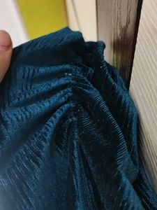 Elegant Blue Long Sleeve Dress