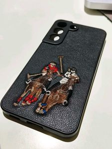Black Leather Dual Horse rider Cover S22