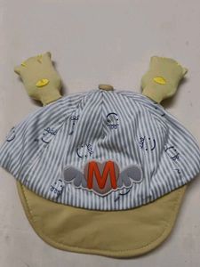 Yellow Colour Baby Cap