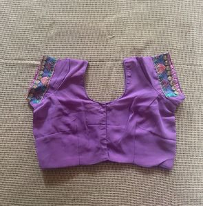 Saree With Stitched Blouse