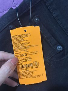 Levi&#39;s Black Skinny Jeans