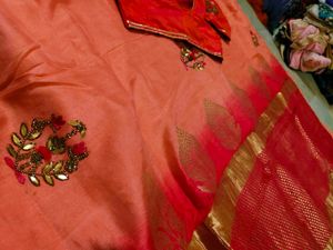 Excellent Quality 💯 Saree With Blouse An Work 😻