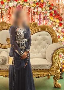 Elegant Navy Blue Ethnic Gown