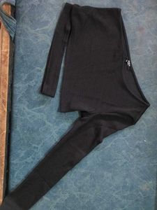 One-Shoulder Cutout Crop Top